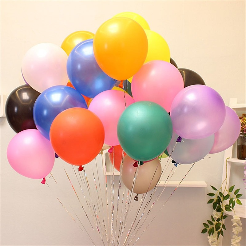 ลูกโป่งยางสีเทาเข้มสีน้ําเงินเข้มสําหรับตกแต่งงานแต่งงาน 20/50/100 ชิ้น 5 นิ้ว - รูปที่ 5