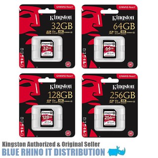 การ์ดความจำผ้าใบพิมพ์ลาย Kingston 10 Uhs - I U 3 ( 32 Gb / 64 Gb / 128 Gb / 256 Gb ) Sdxc Sdxc