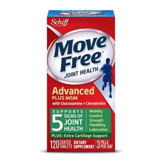 Move Free สีเขียว plus MSM 120 เม็ด