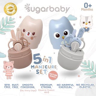 Kamikadomu - Sugarbaby 5in1 ชุดอุปกรณ์แต่งเล็บ 5in1 สําหรับเด็ก