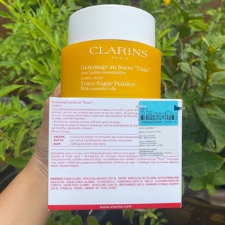 CLARINS TONIC BODY POLISHER With essential oils ขนาดปกติ 250g