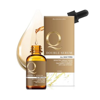 เซรั่มคิว รัสกาญจน์Q double serum เซรั่มชะลอความแก่