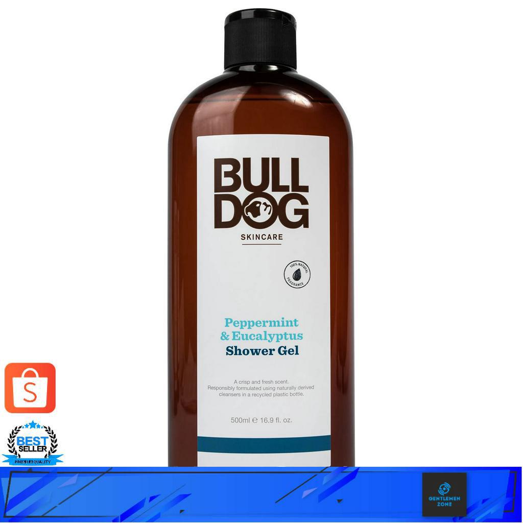 เจลอาบน้ำท่านชาย Bulldog Peppermint & Eucalyptus Shower Gel 500ml