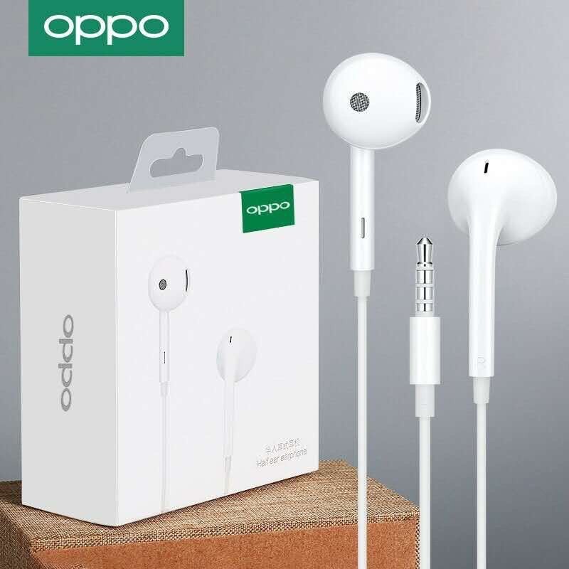 ส่งจากไทย หูฟัง OPPO MH135 เสียงดี ช่องเสียบ3.5mm รองรับรุ่น A31/A12/A52020/A92/A91/A7/A5S/A3S/A83/A71/A37/A59/A57/ F11