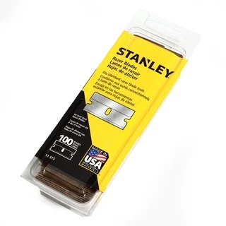 STANLEY เครื่องขูดทำความสะอาดกระจก 28-500 / ใบมีดขูดสนิม 28-510 STANLEY (10 ใบ/100 ใบ)