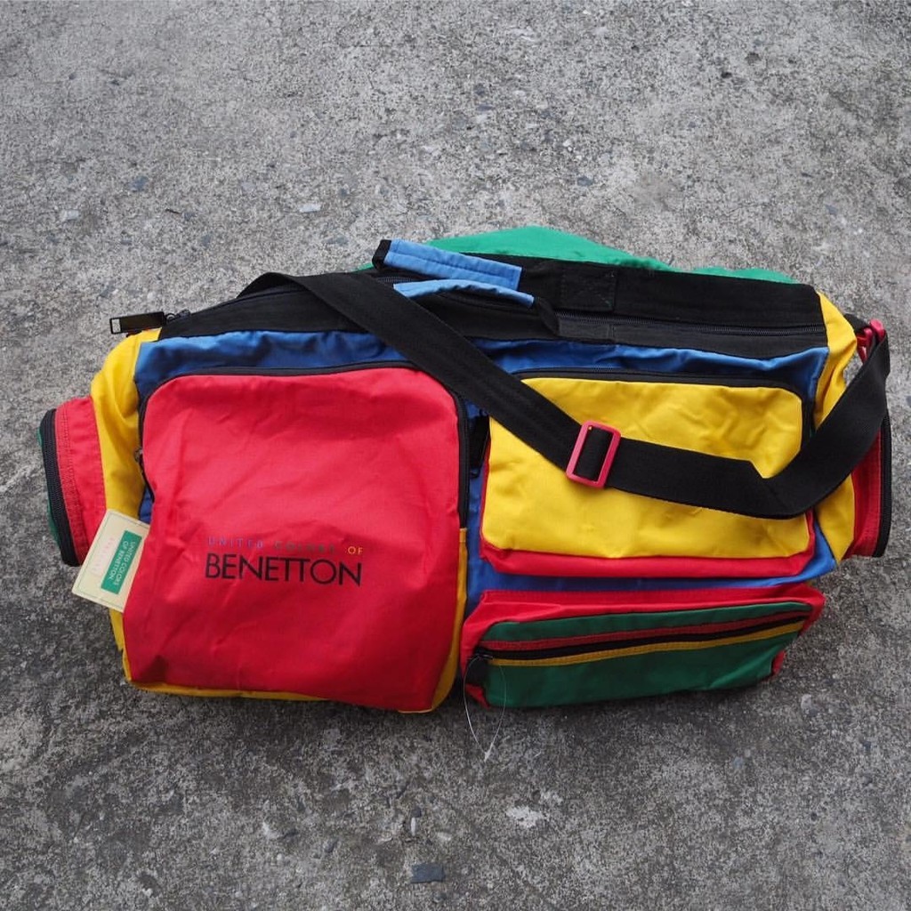 กระเป๋าเดินทาง UNITED COLORS OF BENETTON 21x11x13 นิ้ว ใส่เสื้อผ้า 5-7 สบายๆ (มือ2)