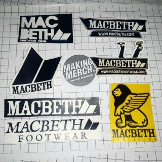 สติกเกอร์ไวนิล Macbeth BRAND