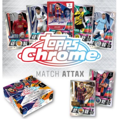 จับคู่การ์ดฐาน Attax UCL Chrome 2020/21