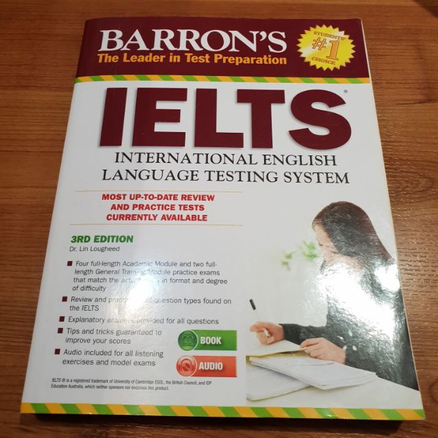 หนังสือวัดระดับภาษ่อังกฤษ Ielts มือสอง ขายสองเล่ม สภาพดีมาก ส่งฟรี