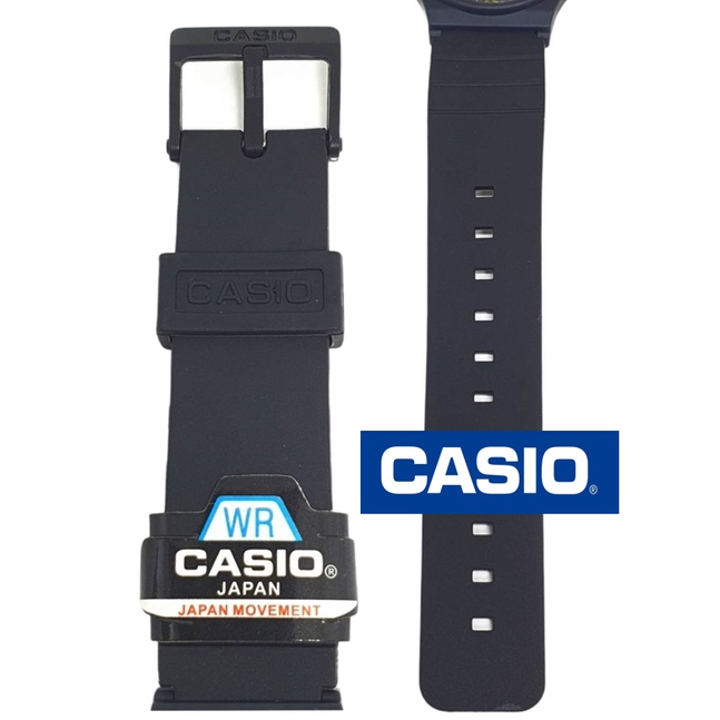 (กันน้ำ) นาฬิกาcasio พร้อมกล่อง นาฬิกาข้อมือผู้ชาย casio สายยาง สีดำ นาฬิกาคาสิโอ้ RC537