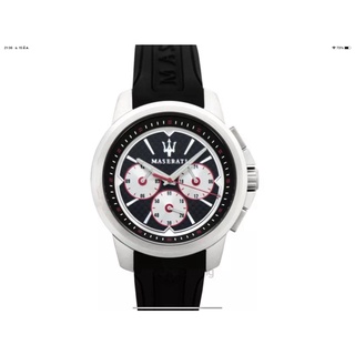 นาฬิกา MASERATI MENS R8851123001 44 MM SPIDA QUARTZ CHRONOGRAPH พร้อมกล่อง (ใหม่)