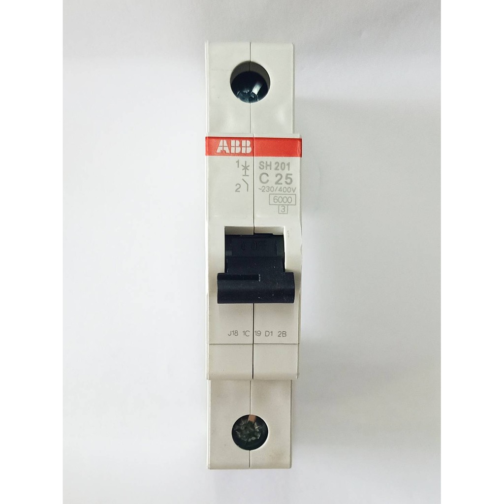เบรกเกอร์ ABB 1P 25A  AAB-SH201C/1P 25A