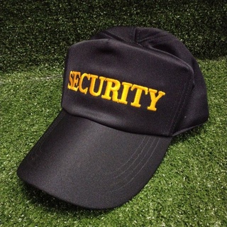 หมวกแก๊ป SECURITY สีดำ-สีกรมท่า