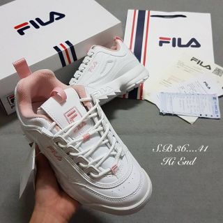 Fila hi end (มีกล่องพร้อมใบเสร็จ)