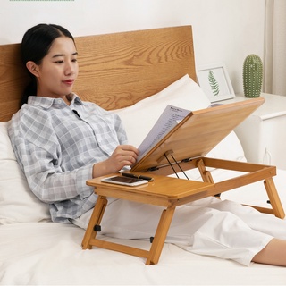 โต๊ะบนเตียง พับเก็บได้ โต๊ะวางโน๊ตบุค ปรับมุมได้ folding desk xliving