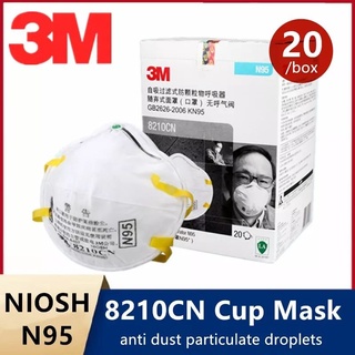 3m​ 8210 Cn  N95 หน้ากากป้องกันฝุ่น ละออง แบบคล้องศรีษะ