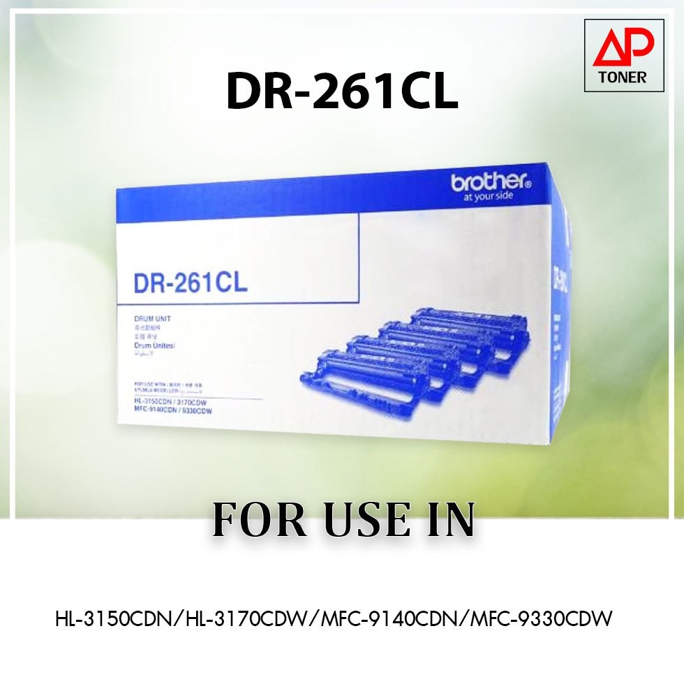 ชุดดรัม DR-261 CL DR261 ของแท้ 100% DRUM ORIGINAL BROTHER  สำหรับ BROTHER  HL-3150CDN HL-3170CDW MFC