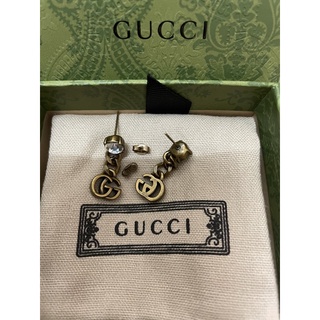 sale ต่างหู Gucci งานปั๊ม สีวินเทจ