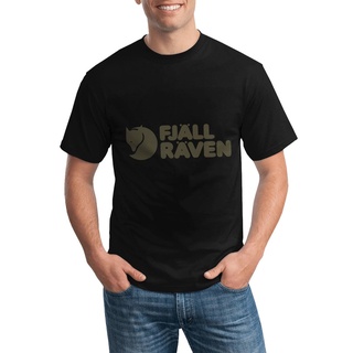 เสื้อยืดลําลอง พิมพ์ลายโลโก้ Fjall Raven สําหรับผู้ชาย