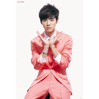 โปสเตอร์ รูปถ่าย บอยแบนด์ เกาหลี EXO 엑소 Lu Han 鹿晗 POSTER 24"x35" Inch Korea Boy Band K-pop Hip Hop R&amp;B V2