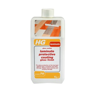 น้ำยาเคลือบเงาพื้นลามิเนต HG 1 ลิตร  CLEAN&amp;POLISH LAMINATE 1L HG