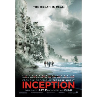 โปสเตอร์หนัง Inception จิตพิฆาตโลก โปสเตอร์ Poster รูปภาพ ภาพติดผนัง โปสเตอร์ภาพพิมพ์ โนแลน Nolan DiCaprio ดิคาปริโอ