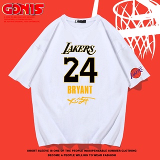 เสื้อยืด ผ้าฝ้ายแท้ พิมพ์ลาย Lakers Kobe Kobe James No. 230 กรัม เสื้อยืดแขนสั้น ผ้าฝ้ายแท้ พิมพ์ลายบาสเก็ตบอล ทรงหลวม ข