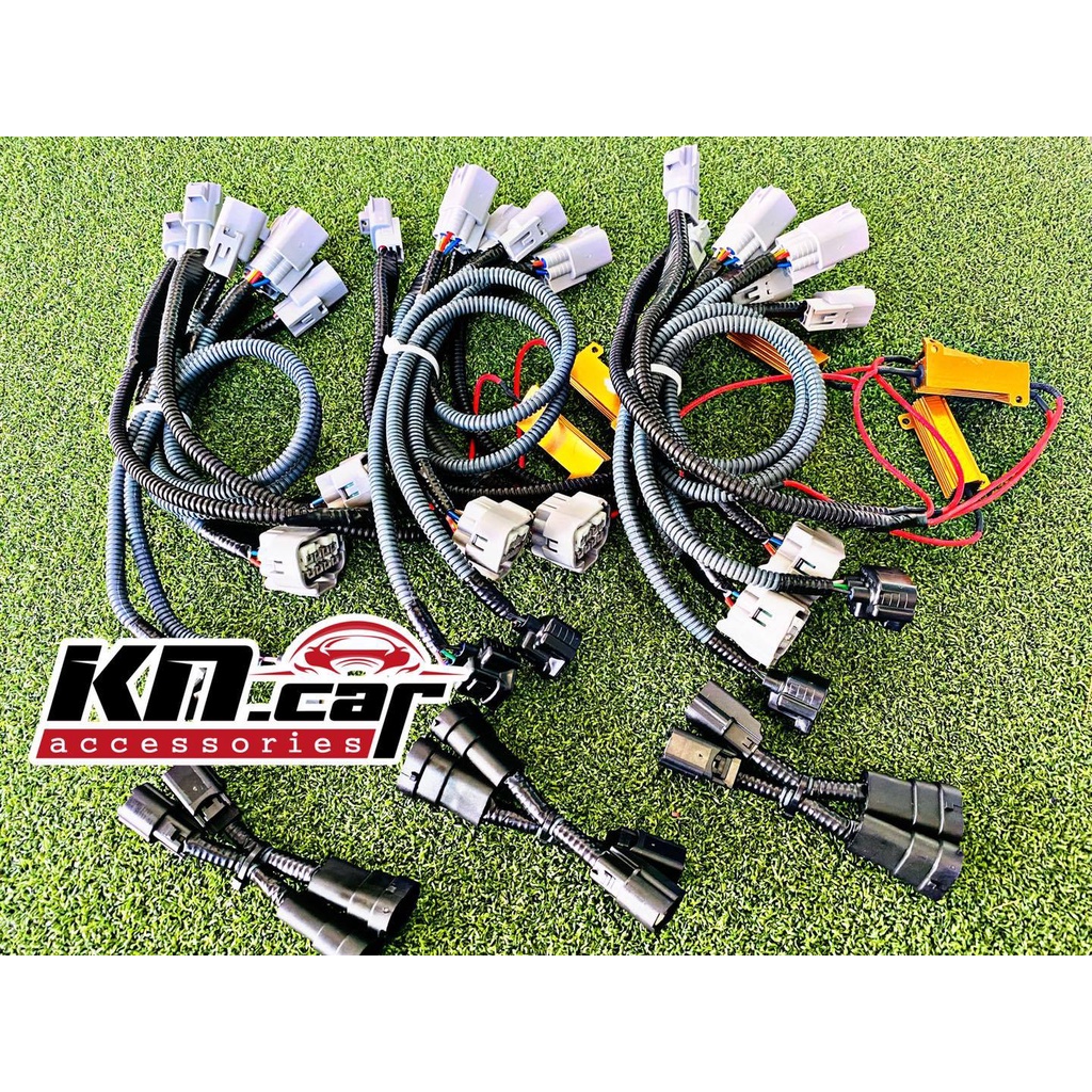 สายไฟแปลงหน้าfortuner2016 เป็น #Frotuner_Legender / Leader / GRsport ชุดสายไฟแปลงไฟหน้าตรงรุ่น