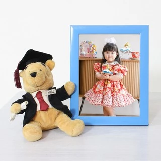รูปฟรี!! อัดรูปใส่กรอบ A4 และขนาดอื่น ของขวัญ วันเกิด ตกแต่งบ้าน วางแนวตั้ง นอน แขวน ขอบหนา 2ซม.