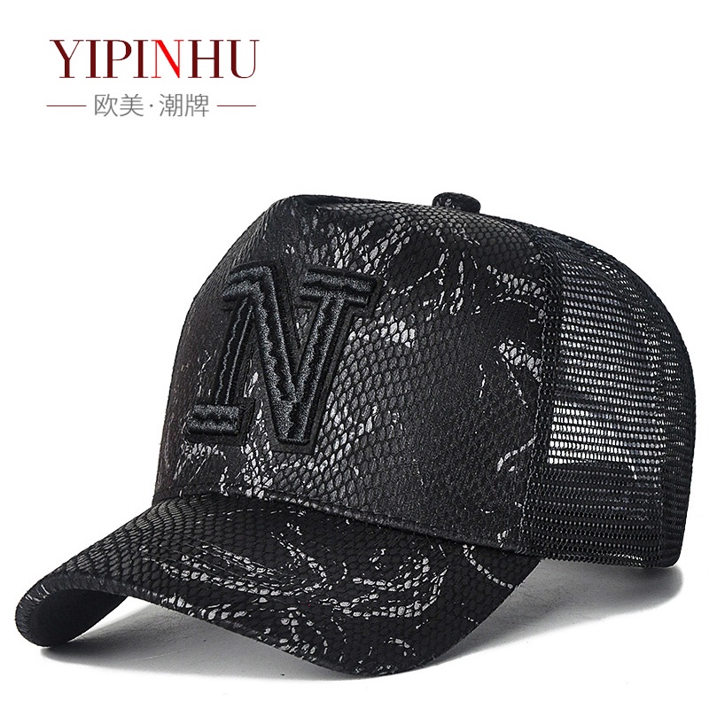 Male tide big head high hat men39s baseball caps summer suntan breathable outdoor trucker hats