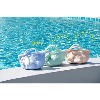 (Made to order) Wyllabrand กระเป๋าถัก Granny basket