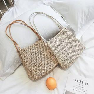 myspacefashion(MY329)-K2กระเป๋าสะพายข้างGrass กระเป๋าสานแฟชั่น น่ารักก🎀