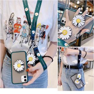 Dasiy เคสโทรศัพท์มือถือแบบแข็ง ใส ผิวด้าน พร้อมสายคล้องสั้น ยาว สําหรับ Huawei Y7p Y5p Y6p 2020 Y9S Y6S Y7 Y6 Pro 2019 Y Max Y9 Prime 2019