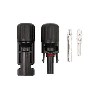 Mc4 1 คู่ มาตรฐาน IP67 ตัวเชื่อมต่อสำหรับแผงเซลล์แสงอาทิตย์และระบบไฟฟ้า โซลาร์เซลล์
