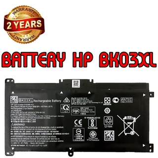 รับประกัน 2 ปี BATTERY HP BK03XL แบตเตอรี่ เอชพี Pavilion X360 14-BA Series แท้