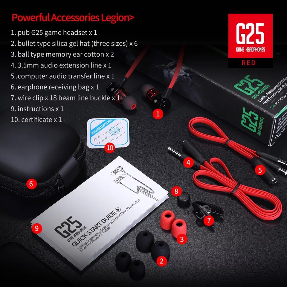 (มีไมค์) Plextone G25 V3 หูฟังเกมมิ่ง หูฟัง Gaming หูฟังเล่นเกมส์ ทิศทางเทพ ได้ยินเสียงเท้า ปืน ชัดเจน - รูปที่ 5