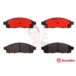 P54 038C ผ้าเบรก F (แท้ BREMBO รุ่น Ceramic) MITSUBISHI ปาเจโร่ Pajero Sport 08, 4x2 ปี2015-&gt; ปี2008-&gt; /ไทรทัน Trito...