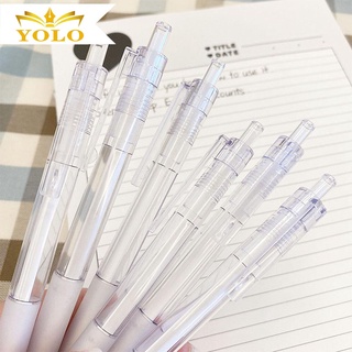 ปากกาลูกลื่น หัวเจล สีดํา Muji 0.5 มม. เครื่องเขียน อุปกรณ์การเรียน