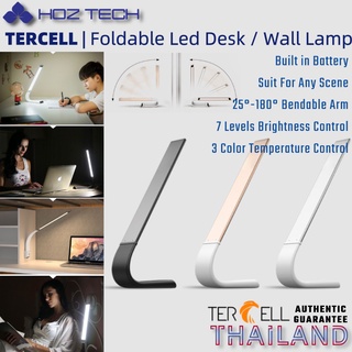 TERCELL Table Lamp Desk Light โคมไฟตั้งโต๊ะ LED ชาร์จ USB ปรับงอได้ ถนอมสายตา ขนาดพกพา|สต็อคไทย พร้อมส่ง