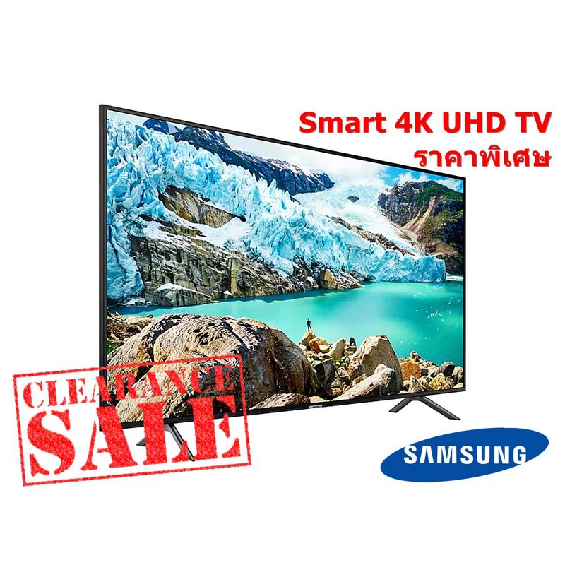 [0% 10ด] Samsung 75 นิ้ว 4K SMART UHD TV UA75RU7100KXXT UHD Flat RU7100 (ชลบุรี ส่งฟรี)