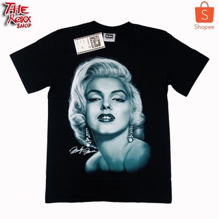 Tee เสื้อยืดสีดำอินเทรนด์เสื้อวง Marilyn MonRoe SP-160 เสื้อวงดนตรี เสื้อวงร็อค เสื้อนักร้องผ้ านุ่ม