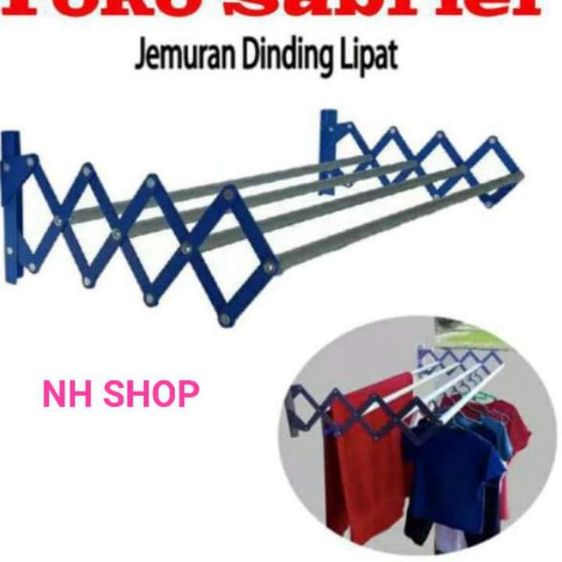 FOLDING WALL CLOTHING RACK