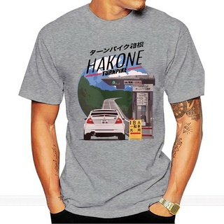 เสื้อยืดผ้าฝ้ายเสื้อยืด พิมพ์ลาย hakone Lancer evo jdm ae86 evo vi gt86 turnpike nurburgringL XL  XXL 3XL