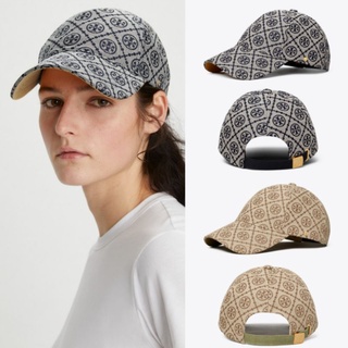 พรีฯ TORY BURCH T MONOGRAM BASEBALL CAP.