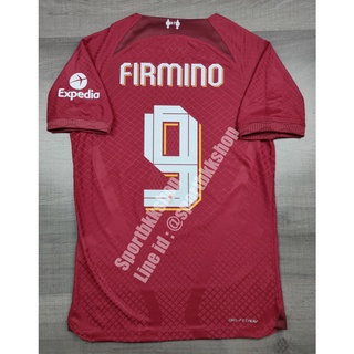 [Player] - เสื้อฟุตบอล Liverpool Home ลิเวอร์พูล เหย้า เกรดนักเตะ พร้อมเบอร์ชื่อ 9 FIRMINO (Font Liverpool แบบใหม่)