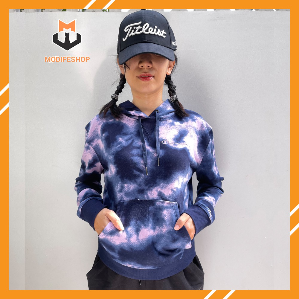 เสื้อฮู้ดปักลายโลโก้ Champion ในผ้าฟลีซ - Modife Shop