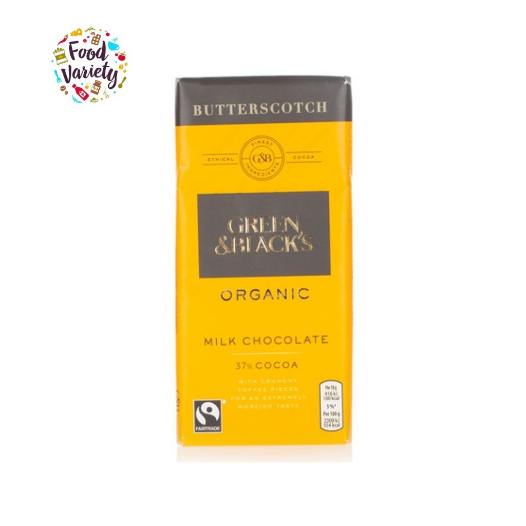 Green & Black's Organic Butterscotch 90g