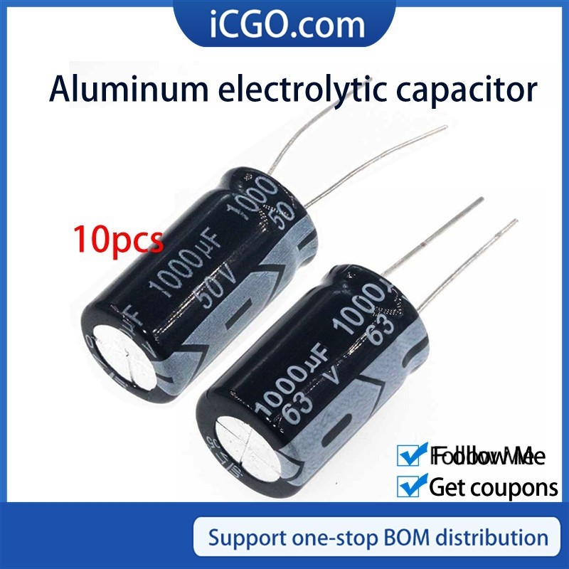 10pcs อลูมิเนียม Electrolytic Capacitor 4700UF 25V 6800UF 25V Electrolytic Capacitor assortment