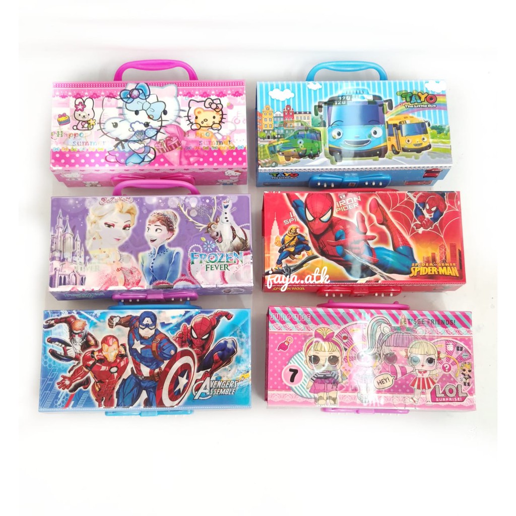 กล่องดินสอ CODE PENCIL BOX CODE 3D LIGHT UP CUTE CHILDRENS CHARACTER 3 ชั้น CHILDRENS BIRTHDAY SOUVE