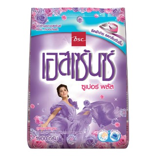 เอสเซ้นซ์ ซูเปอร์พลัส ผงซักฟอก สีม่วง 1900 กรัม Essence Super Plus Powder Detergent Purple 1900 g.